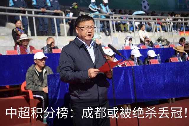 中超积分榜：成都或被绝杀丢冠！河南队保级上岸，武汉提前降级